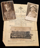 Ephemera rated to WX2063 Private Edward Donald Calvert 2/11th Australian Field Ambulance late Royal Engineers - SOLD