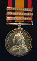 Single: Queen's South Africa 1899-1902, three clasps "CC, OFS, T" impressed "1149 3rd CL: TPR: A. FORD. S. A. C.”
