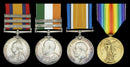 Four: Queen’s South Africa 1899-1902, 3 clasps, Cape Colony, Orange Free State, Transvaal