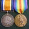 Pair: British War Medal and Victory Medal impressed to 5117 DVR S. C. HENDLEY 56 BN AIF