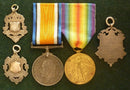 Pair: British War Medal and Victory Medal impressed to 27596 DVR F. G. LINTON 6 F.A.B. A.I.F.