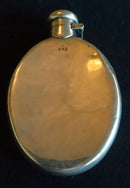 Hallmarked (1915) silver nurses hip flask engraved “L. D. Meares 6th L. H. RGT. A.I.F.” Sister Louisa Devenish Meares saw most of her service in Salonika with a brother (Charles Dycester Devenish Meares) serving with the 6th Light Horse. - SOLD