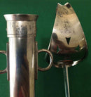 A Scarce Colonial Australian sword being an 1882 pattern British cavalry trooper’s sword and scabbard well marked with impressed numbers and letters N.S.W.G.C over C over 1256 over 00
