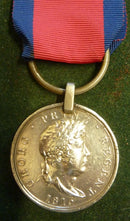Single : HANOVERIAN WATERLOO 1815 Medal impressed Corporal Jopst' Heinr Kracke, Landwehr Bat. Nienburg.- Near VF SOLD