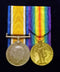 Pair: British War and Victory Medal all correctly impressed to 2708 PTE. W. PALFREY 54 BN AIF.