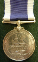 Single : Royal Navy Long Service & Good Conduct Medal, Edward VII issue, impressed to 112983 SAMUEL WEBB, CH. BOATN. H. M. COAST GUARD. VF - SOLD