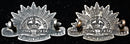 Rare set of Western Australian Rising Sun collar badges maker marked "SHERIDAN PERTH WA"