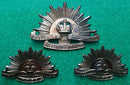 Rare set of Western Australian Rising Sun badges Maker marked "SHERIDAN PERTH WA" - SOLD