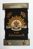 First World War Mothers and Widows badge 2 Stars representing two children who died in the Great War (Missing pin on back) but otherwise fine and extremely rare Numbered 32744 - SOLD
