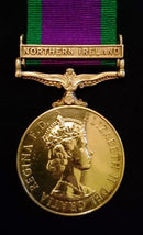 Single: CSM (QE11) One Clasp; "NORTHERN IRELAND" 23994474 BDR. J. A. WARNER R. A. - Near EF SOLD