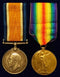 Pair: British war medal and Victory medal impressed to 752 PTE M. ANDERSON 29 BN AIF