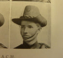 Photo From Tasmanians in the Transvaal War Single : QUEENS SOUTH AFRICA MEDAL 1899 Three clasps "CC, T, S.A.02" impressed 1213 ................. AUS: COM: H. - VF SOLD