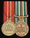 Pair: Australian Defence Medal named O510027 J C CRAIG and Anniversary of National Service Medal to 549137 J C CRAIG with both medals correctly named.