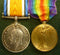 Pair: British War medal and Victory medal (missing 1914/15 Star). Both correctly impressed to 2613 A. W. DUCKWORTH 18 BN. A.I.F.
