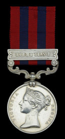 Single: India General Service 1854-95, 1 clasp, Burma 1885-7 (890 Pte. W. Fell 2d. Bn. L’pool R.)