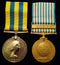 Pair: Queens Korea Medal and United Nations Korea Medal. All medals correctly impressed to 26166 P. E. Griffith.