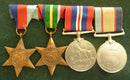 Group of Four : 1939/45 Star, Pacific Star, War Medal 1939/45 and Australian Service Medal 39/45. Both the War Medal and ASM are correctly impressed to F. 5172 A. W. H. JOHNSON with the stars being unnamed as often found.