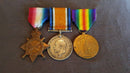 Trio: 1914/15 star, British War and Victory Medal all correctly impressed to 569 PTE A. WILSON 10/BN AIF. - VF SOLD