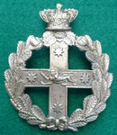 New South Wales Helmet Plate 1880-1900 Whitemetal 101mm (three lugs)