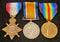 P6. Trio: 1914/15 star, British War and Victory Medal all correctly impressed to 61 PTE. A. J. POWELL 11/LH RGT AIF.