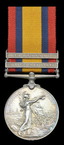 Single: Queen's South Africa 1899-1902, two clasps "OFS, T" impressed 3240 Tpr. J. F. Neary, N.S. Wales M.R. - GOOD VF SOLD