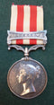 Single: Indian Mutiny Medal 1857-58 one clasp "LUCKNOW" impressed to W. STEPHEN 42ND RL HIGHLANDERS