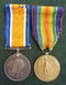Pair: British War Medal and Victory Medal both correctly impressed to 4776 PTE J. W. TRATFORD 23 BN.  A.I.F.