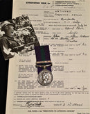 GSM clasp Malaya impressed to 2/410772 F. A WETHERED. - VF SOLD
