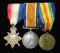 Trio: 1914/15 Star, British War Medal and Victory Medal.1914/15 Star and Victory Medal impressed to 1981 DVR L. WRIGHT 12 BN AIF