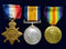 Trio: 1914/15 star, British War and Victory Medal all correctly impressed to 2856 PTE. J. YOUNG 28/BN AIF.