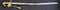 PATTERN 1827 BRITISH NAVAL OFFICER’S SWORD - (Pipe-Backed): 29.5” well decorated blade in good condition