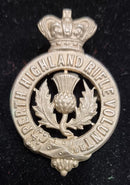 Perth Highland Rifle Volunteers Glengarry 1874 – 87.