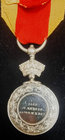 Single: Abyssinia 1148 P. Bergin, 33rd. D.W. Regt.