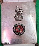 An East Lancashire Colour Party Shoulder Belt Plate being HM Silver London 1938.  Complete with all fittings.