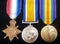 P151 Trio: 1914-15 Star, British War & Victory Medals. 4837 Cpl. A.C. Burke A.M.C. AIF.