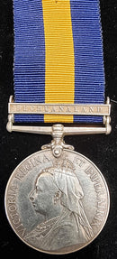 Single: Cape of Good Hope General Service 1880-97, 1 clasp, Bechuanaland, Gnr. H. P. Crosby. P.A.O.C.V. Arty.