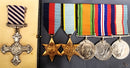 A superb Distinguished Flying Cross 1943, 1939-45, Aircrew Europe Stars (impressed), Defence, War & Australian Service medal all impressed 401911 M. G. Brown. 12 Sqn.