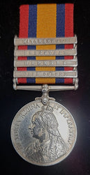 Single: Queen’s South Africa 1899-1902, 4 clasps, Cape Colony, Wepener, Transvaal, Wittebergen (22 Tpr. H. C. Dovey, Brabant’s Horse).