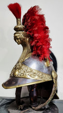 An attractive French 1870 pattern Cuirassier troopers helmet