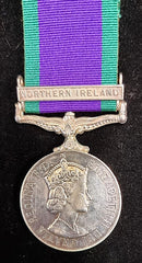 Single: General Service 1962-2007, 1 clasp, Northern Ireland 24360057 Pte. E. P. C. P. Maher PARA.