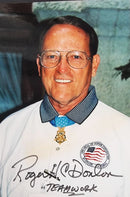 A superb beautifully put together photo album of 40 US MEDAL OF HONOUR WINNERS signed photos (many with extra signings and letter or photos)
