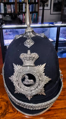 A Lincolnshire Regiment 1st Volunteer Battalion Officer’s Blue Cloth Helmet.
