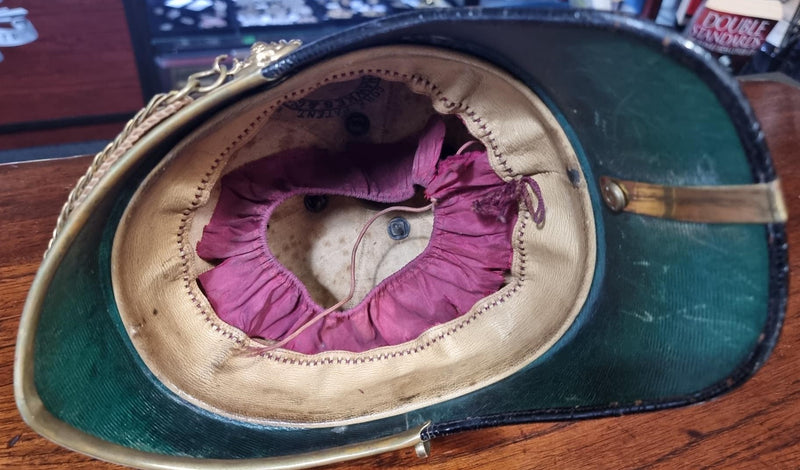 The Suffolk Regiment, Officer’s Blue Cloth Helmet c1883-1902