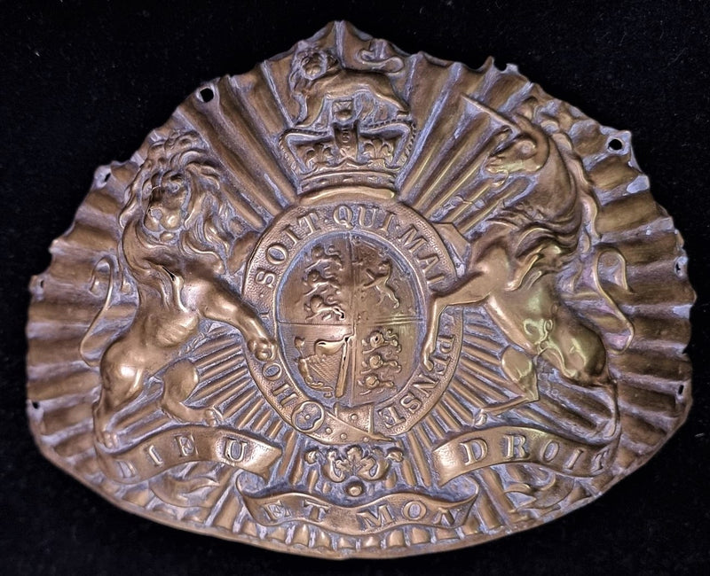 British Heavy Cavalry Other Ranks Helmet Plate 1838-1847