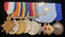 P152 Nine: 1914-15 Star, British War & Victory Medals.231 Pte. J.A. Myors 24th BN AIF.  British War Medal impressed NP9244 & unnamed ASM 39-45. mounted with 3 NSW RAILWAY Awards (2 named) and a lifesaving award.