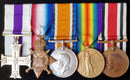 P117 Group of five: Military Cross G.V.R, 1914-15 Star (E 397 PTE), British War & Victory Medals to Lieut. R. K. Kellar 13 BN Royal Fus. With Special Constabulary Medal G.V.R. (Sub. Inspector).