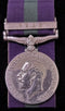 P97 Single. GSM 1918 G.V.R. one clasp “IRAQ”, 98016 Pte. P. Connolly, North’d Fus.