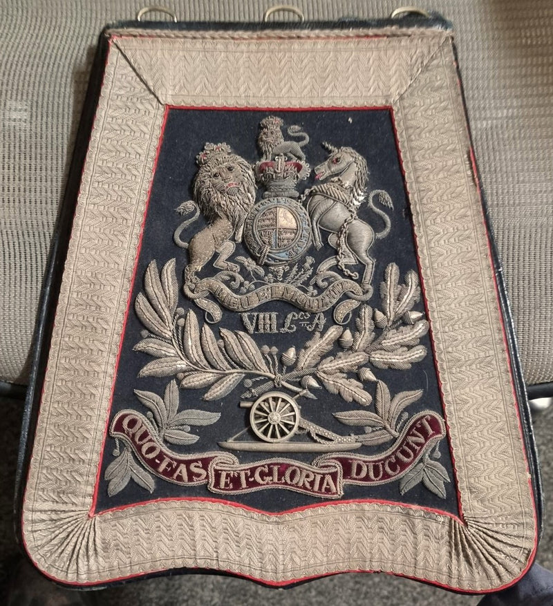 A Royal Regiment of Artillery Officer’s Full Dress Sabretache to the 8th Lancashire Artillery. A fine example c.1870-1901,