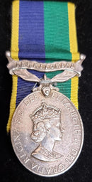 Efficiency Medal E.II.R 2nd issue 4539351 Gnr. E. Walton. R.A.