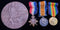 Group of four: 1914-15 Star, British War & Victory Medals. 2334 Pte. A. H. E. West, 3-London Rgt. With Death Plaque. KIA Gallipoli